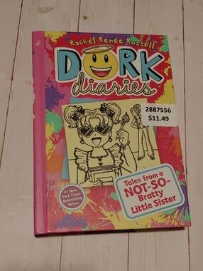 Dork Diaries Tales From A Not-so Bratty Little Sister Children Book Cartoon